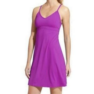 Athleta Purple Shorebreak Racer back Swim Dress